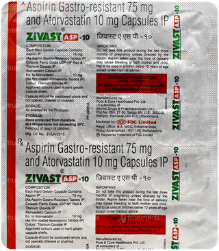 Zivast Asp 10 Capsule 15